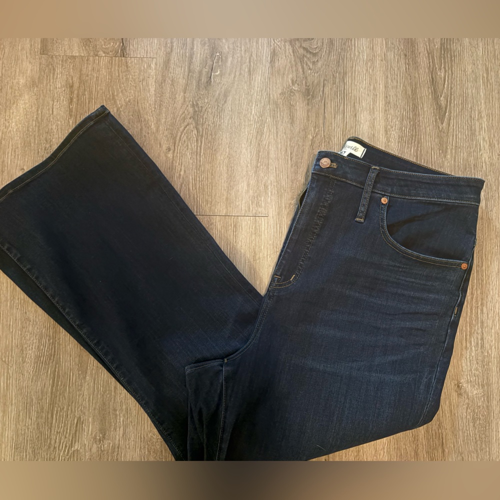 Madewell Women's Boot Cut Jeans - Dark Blue
